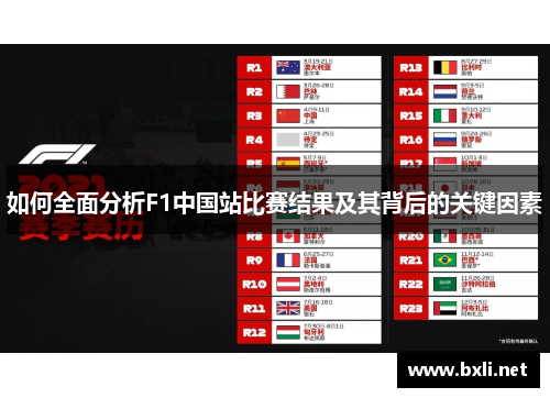 如何全面分析F1中国站比赛结果及其背后的关键因素